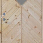 Förrådsdörr Heby Tradition Glas Fiskben 10°gr