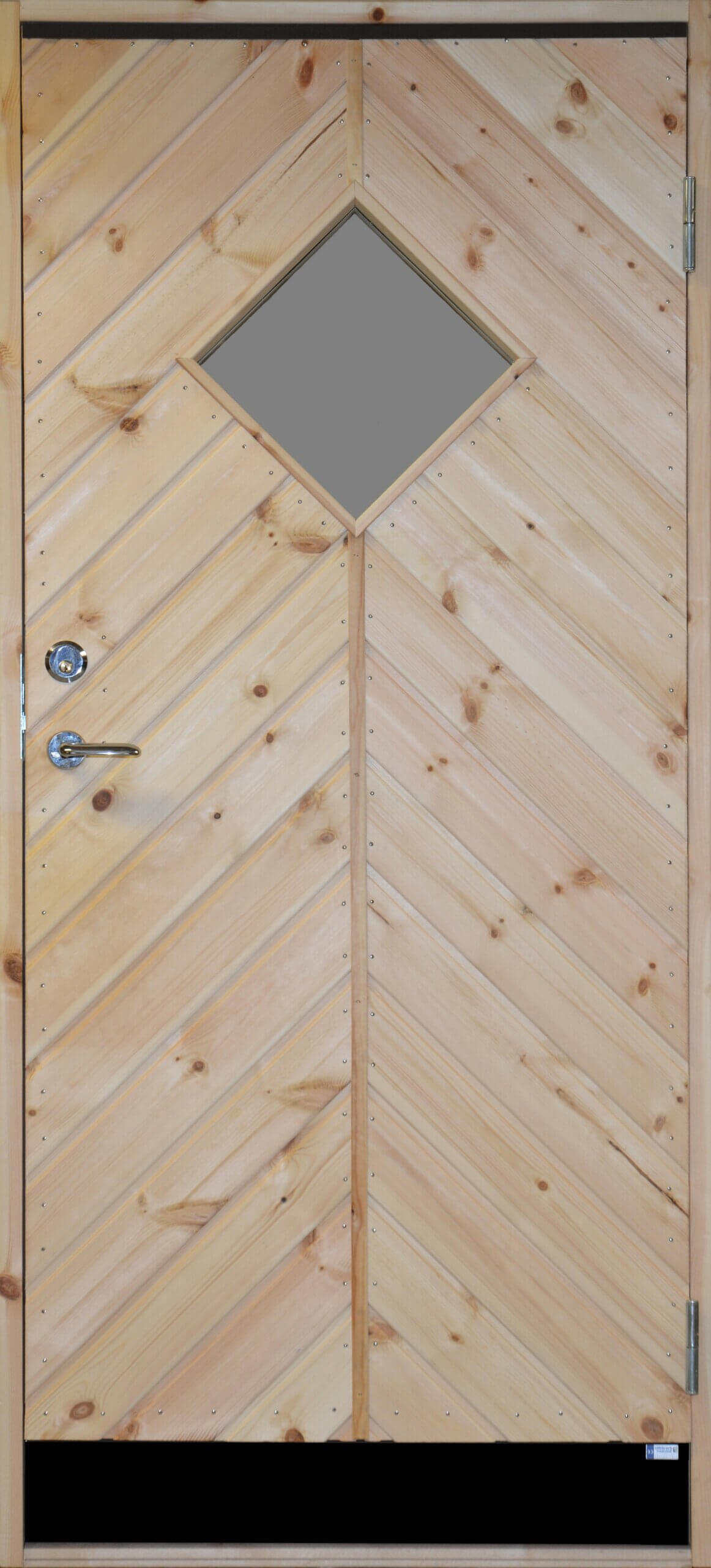 Förrådsdörr Heby Tradition Glas Fiskben 10°gr