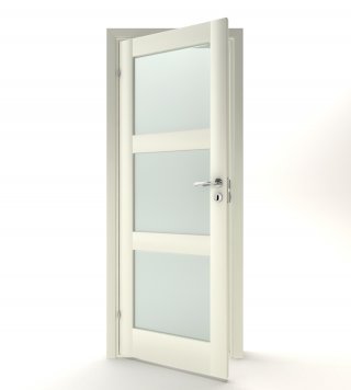 ID KBO T3 glas massiv vit.