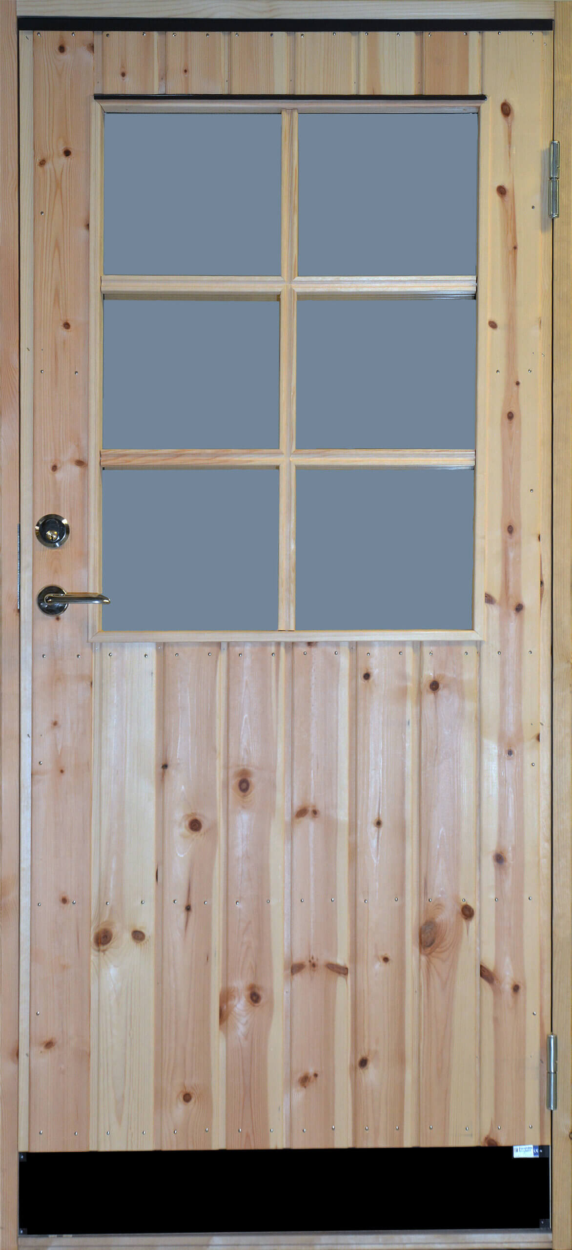 Förrådsdörr Fröbo Glas 10°gr med spröjs