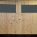 Garageport Vansjö Glas 10°gr - obehandlad