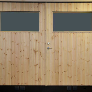 Garageport Vansjö Glas 10°gr - obehandlad