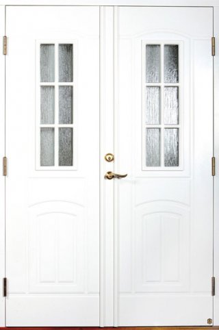 Solberga P55-G. Cotswoldglas. Vitmålad eller Teak.