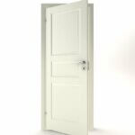 Innerdörr 3-spegel Gammal standard